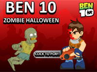 Игра Бен 10 на Хэллоуине
