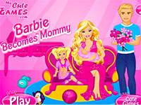 Игра Беременная Барби рожает