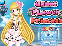 Игра Цветочная аниме принцесса