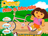 Игра Даша на велосипеде