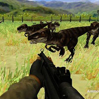 Игра Динозавры 2 - охота в горах 3д