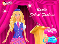 Игра Одевалки в школу Барби для девочек