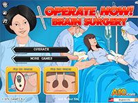 Игра Для девочек операция на мозг