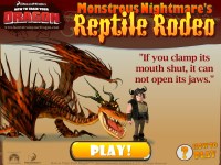 Игра Драконы Олуха - родео на рептилии