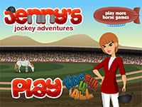 Игра Гонки на лошадях: Дженни и ее скакун