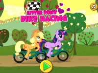 Игра Гонки пони на велосипеде