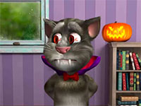 Игра Говорящий кот Хэллоуин