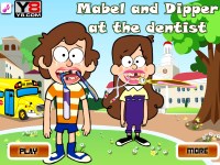 Игра Гравити Фолз - Диппер и Мейбл у дантиста