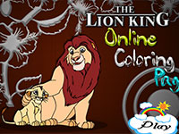 Игра Король лев раскраска