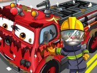 Игра Кот Том пожарник