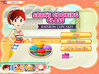 Игра Кухня Сары: Радужные кексы