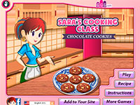 Игра Кухня Сары: Шоколадное печенье