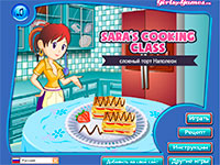 Игра Кухня Сары: торт наполеон