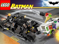 Игра Лего гонки с Бэтманом