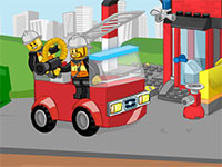 Игра Пожарная машина Лего