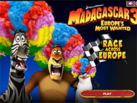 Игра Мадагаскар гонки