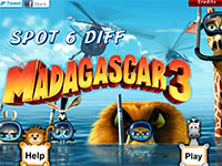Игра Мадагаскар найди отличия