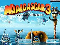 Игра Мадагаскар поиск отличий
