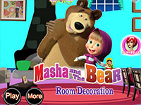 Игра Маша и Медведь декорация комнаты