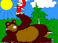 Игра Маша и медведь для детей