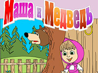 Игра Маша и Медведь праздничный торт