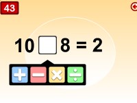 Игра Математическая головоломка - угадай знак