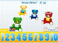 Игра Математика с медвежатами для детей