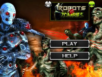 Игра Роботы против зомби на двоих