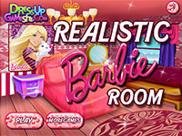 Игра Обставь комнату Барби