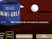 Игра Офисный гольф