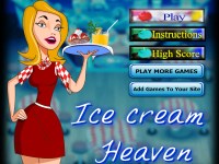 Игра Плохое мороженое - Рай из мороженого на 2