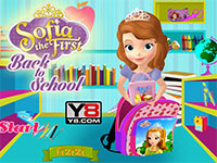 Игра Принцесса София собирается в школу
