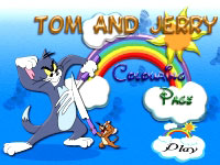 Игра Раскрась Тома и Джерри