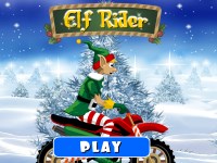 Игра Рождественский эльф мотоциклист