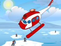 Игра Рождественский вертолет спасатель