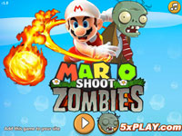 Игра Сега Марио против зомби