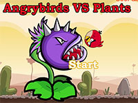 Игра Сердитые птицы против растений