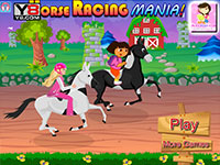 Игра Cкачки Барби на лошадях