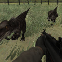 Игра Снайпер против динозавров