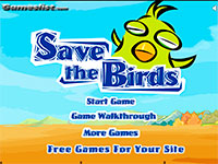 Игра Спаси птичек