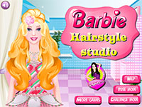 Игра стрижка Барби