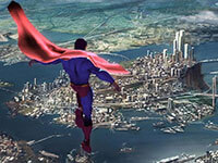 Игра Супергерои: Супермен  в 3д
