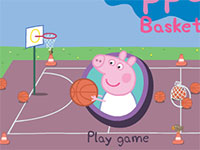 Игра Свинка Пеппа баскетбол