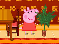 Игра Свинка Пеппа украшает ресторан
