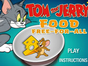 Игра Том и Джерри битва за еду