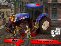 Игра Трактор против зомби