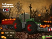 Игра Хэллоуинская тракторная доставка