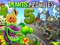 Игра Зомби против растений 5
